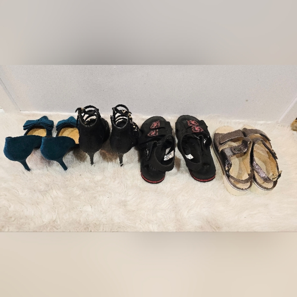 🔥 US Size 10 Bundle of 4 Pairs Women's Shoes - Flats, - Picture 14 of 16